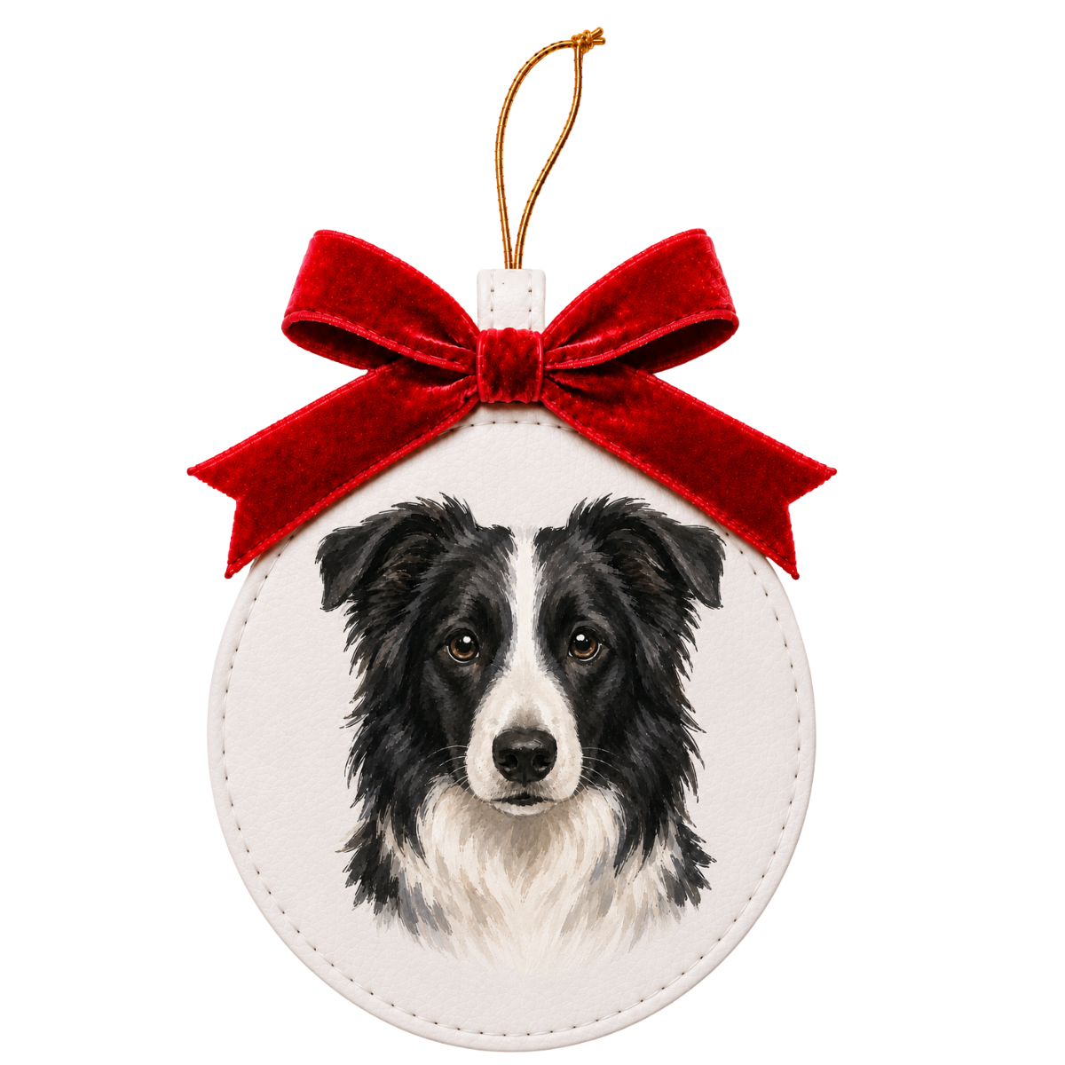 Merry Mutts Vegan Leather Ornaments