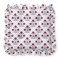 Charlotte Ruffled Chair Pad | Chair Cushion