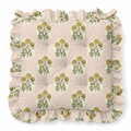 Eloise Ruffled Chair Pad | Chair Cushion