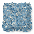 Helene Ruffled Chair Pad | Chair Cushion