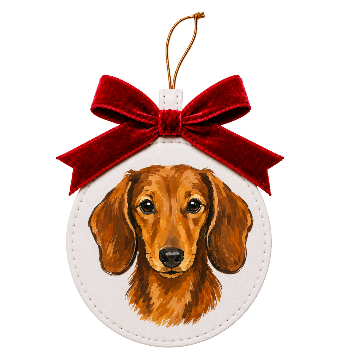 Merry Mutts Vegan Leather Ornaments