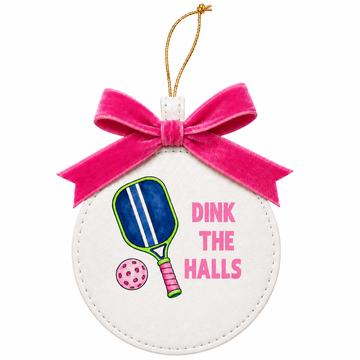 Festive Favorites Vegan Leather Ornaments