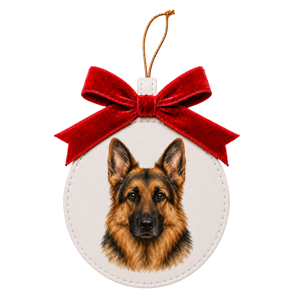 Merry Mutts Vegan Leather Ornaments