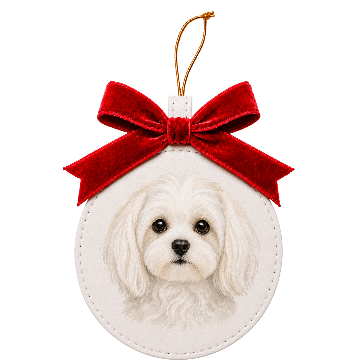 Merry Mutts Vegan Leather Ornaments