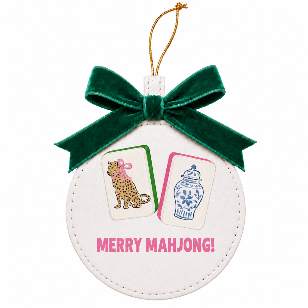 Festive Favorites Vegan Leather Ornaments