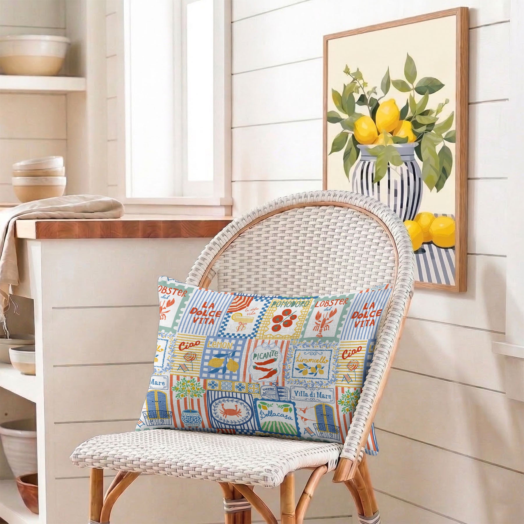 Italian Dream Tailored Pillows | Patterned Pillows