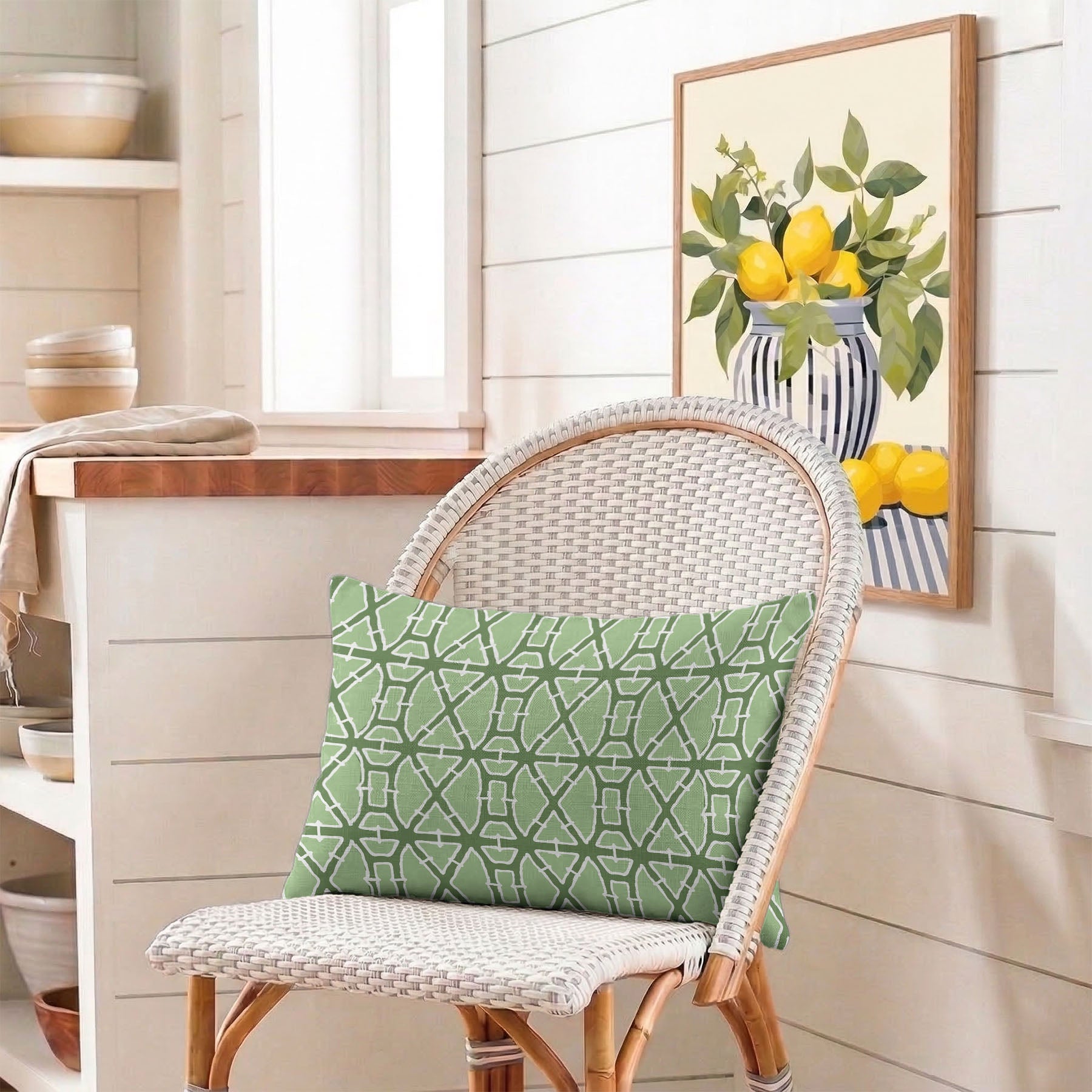 Lattice Tailored Pillows | Patterned Pillows
