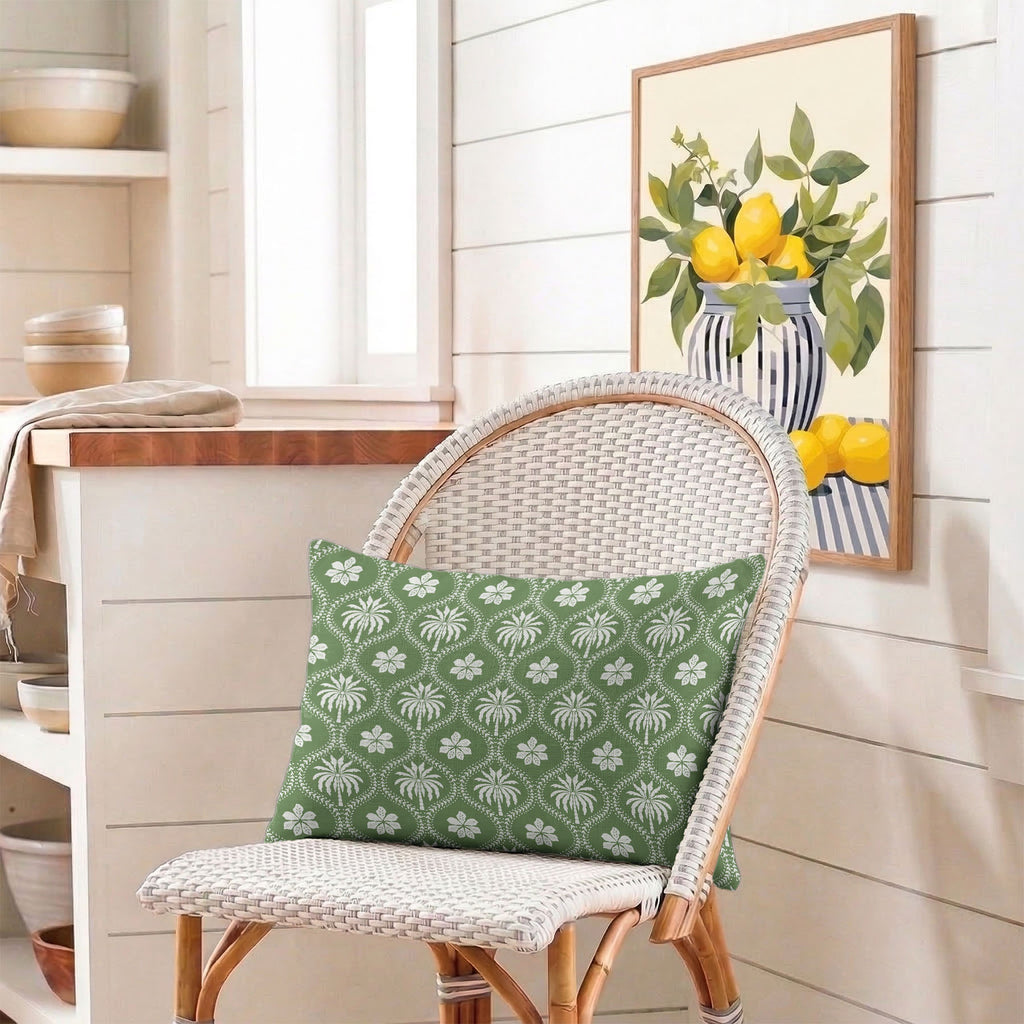 Palm Grove Tailored Pillows | Patterned Pillows