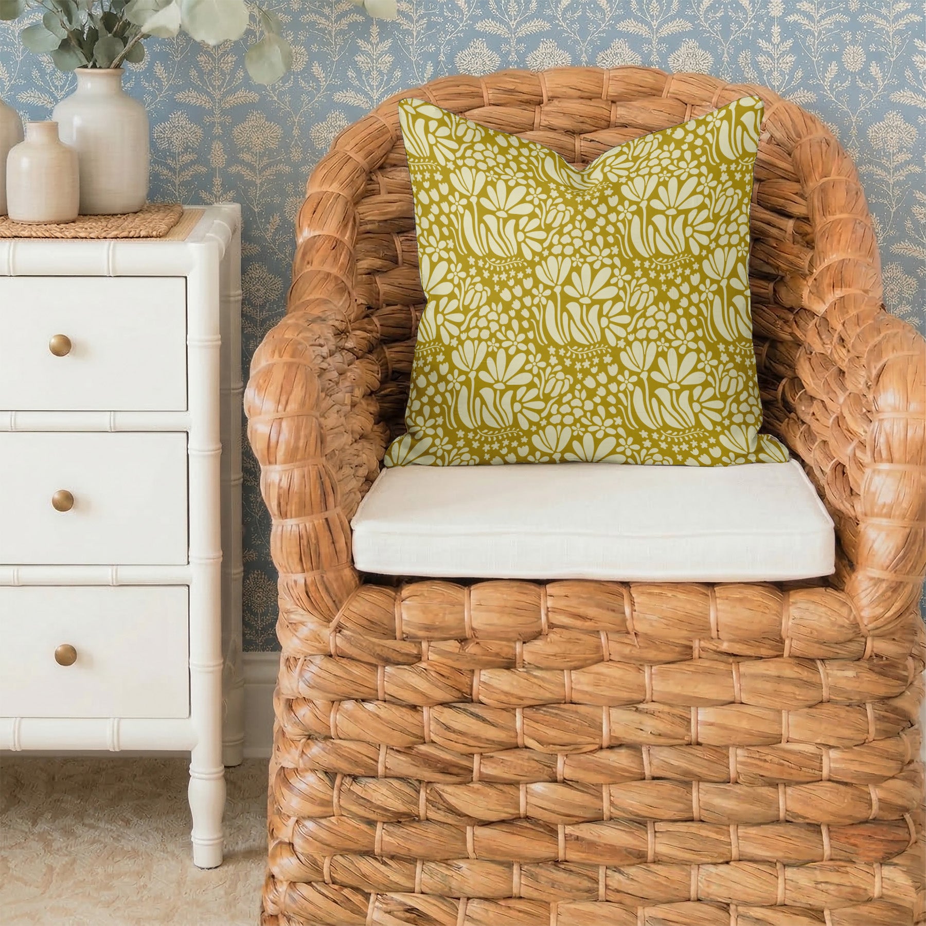 Golden Forest Tailored Pillows | Patterned Pillows