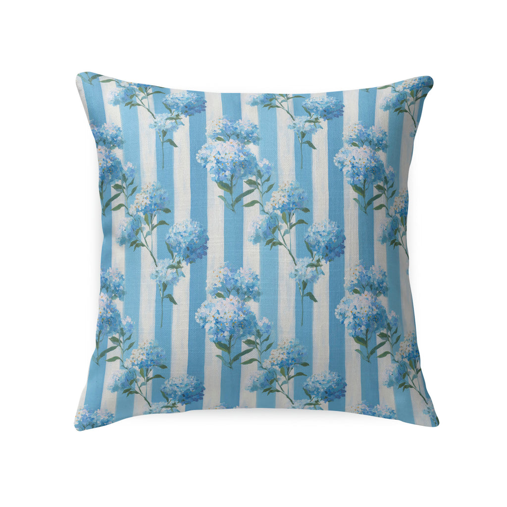 Hydrangea Stripe Tailored Pillows | Patterned Pillows