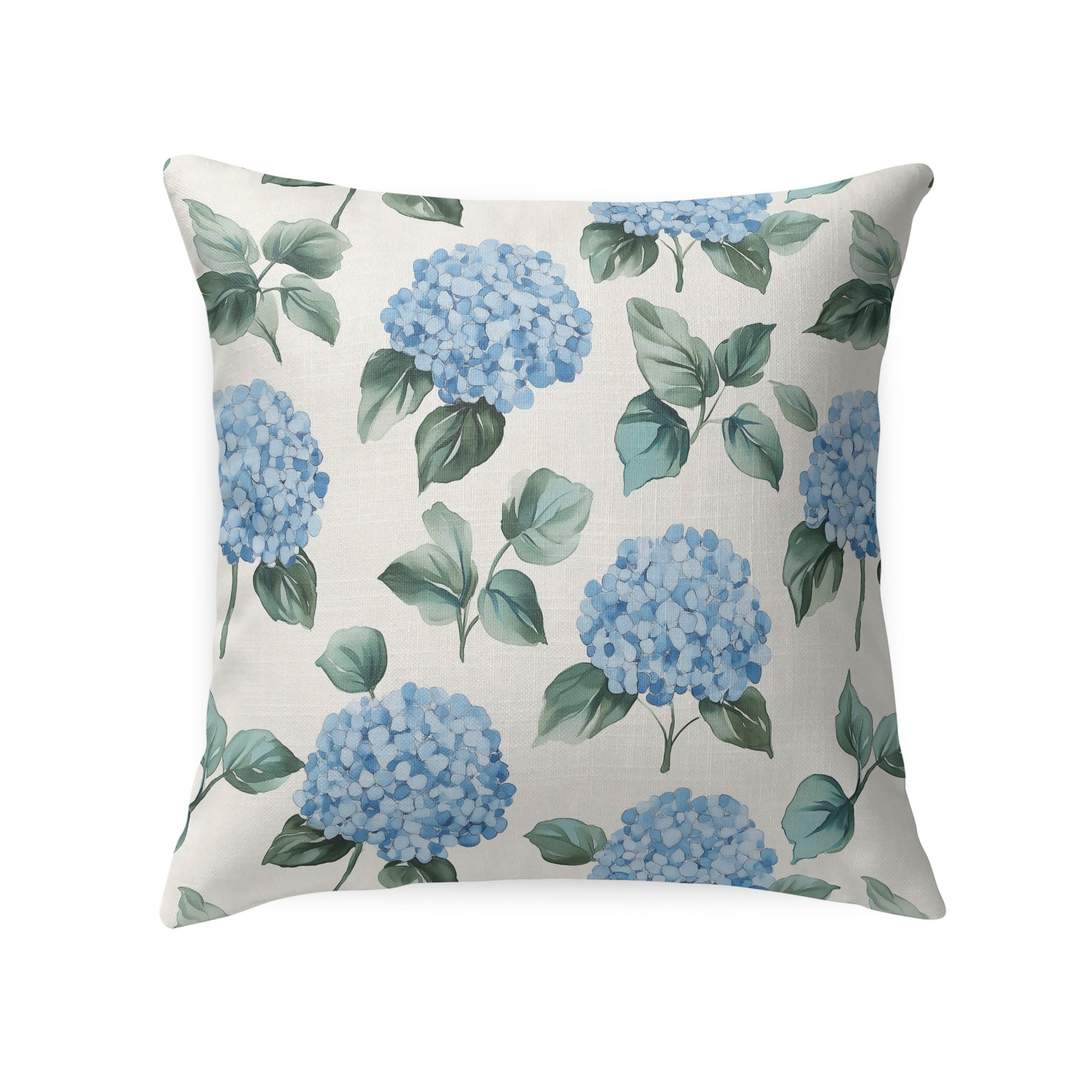 Hydrangea Morning Tailored Pillows | Patterned Pillows