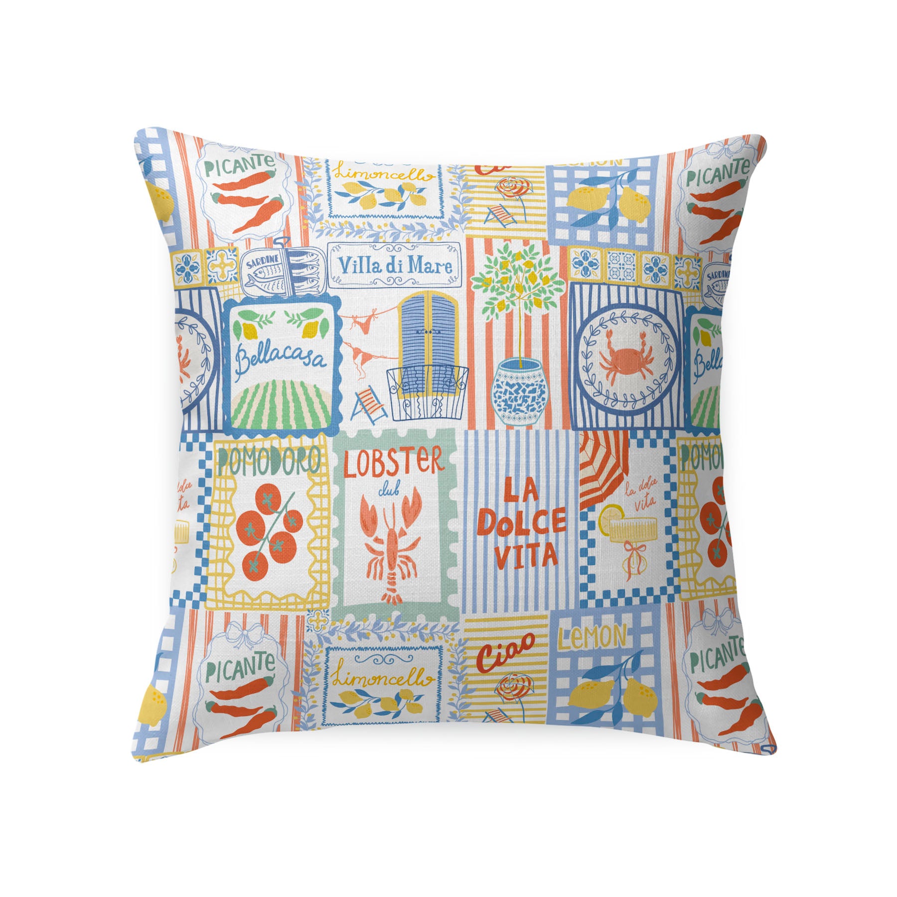 Italian Dream Tailored Pillows | Patterned Pillows