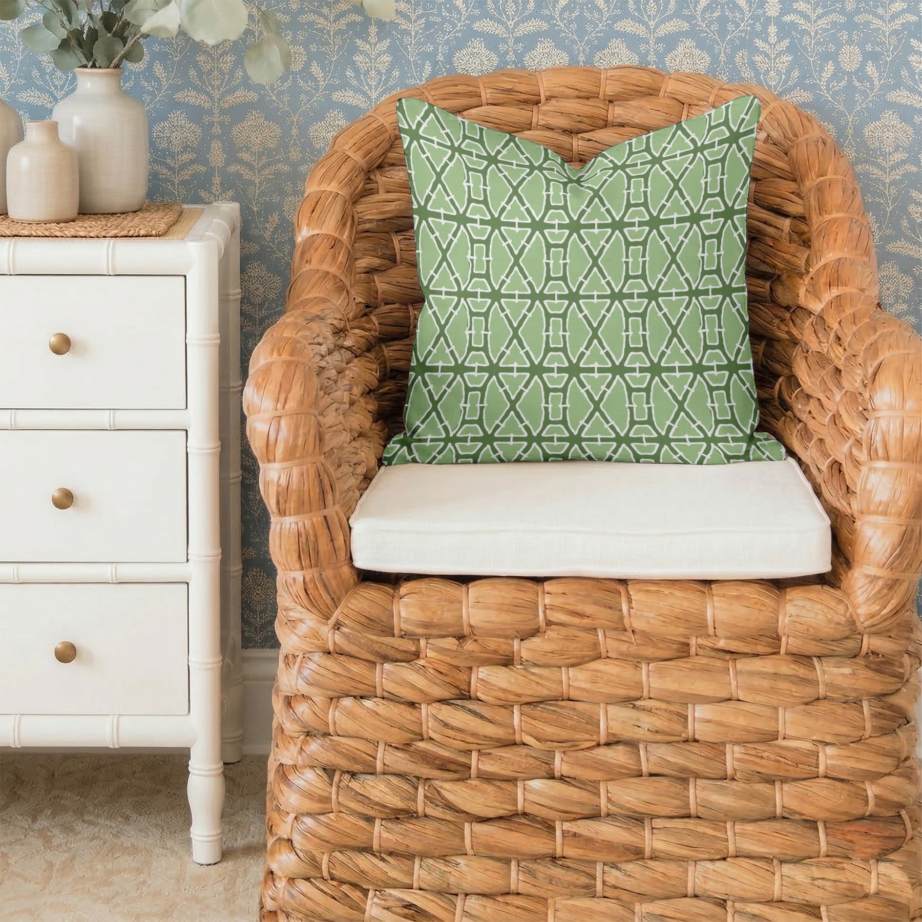 Lattice Tailored Pillows | Patterned Pillows