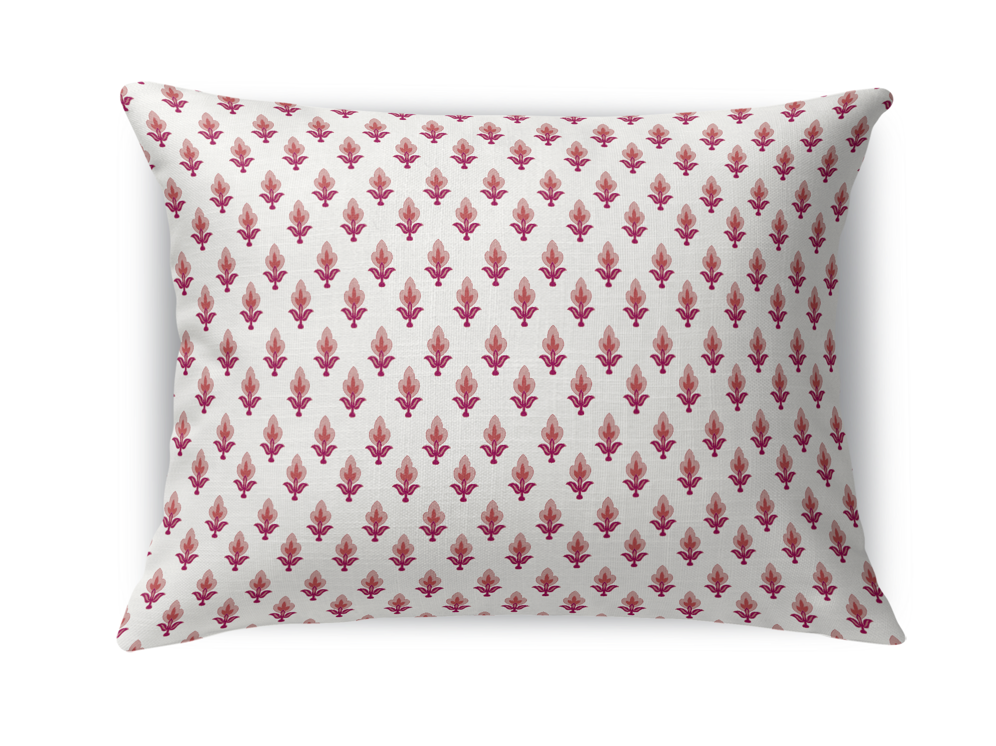 Bitty Red Tailored Pillows | Patterned Pillows