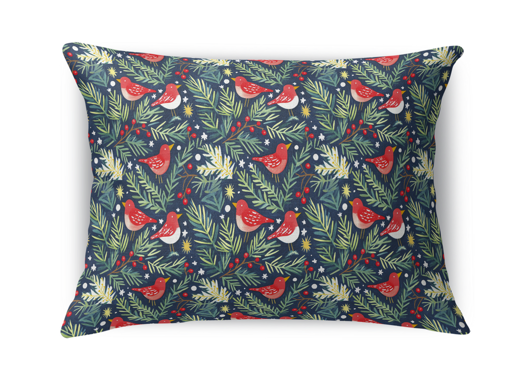 Christmas Cardinals Tailored Pillows | Patterned Pillows