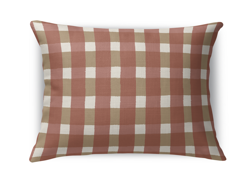Fall Check Tailored Pillows | Patterned Pillows