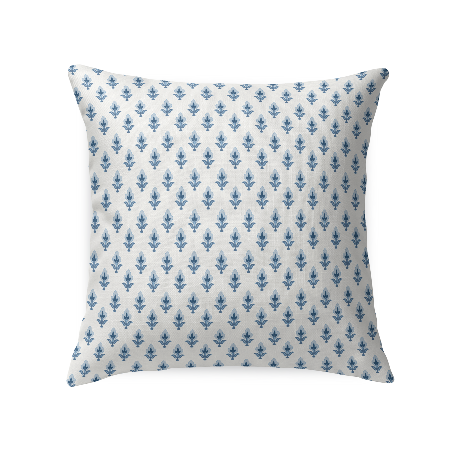 Bitty Blue Tailored Pillows | Patterned Pillows
