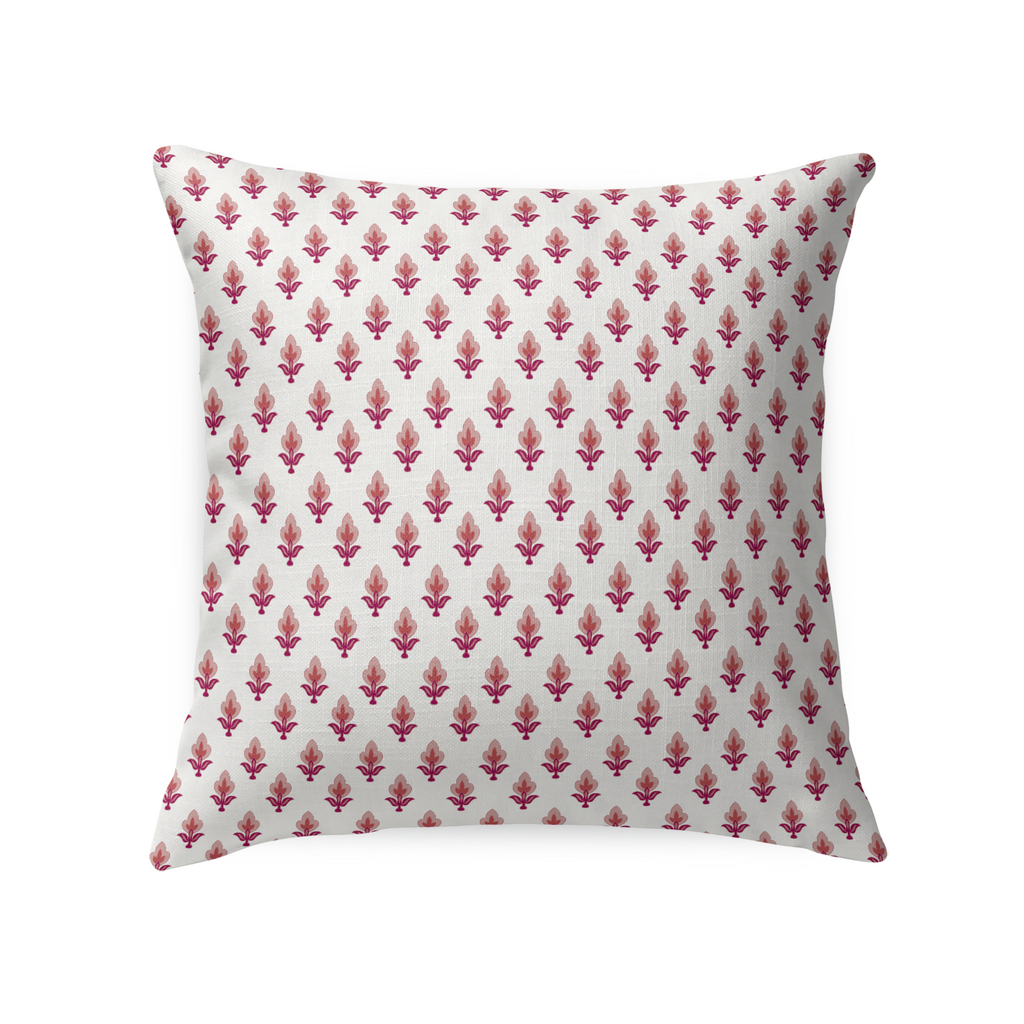 Bitty Red Tailored Pillows | Patterned Pillows