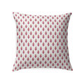 Bitty Red Tailored Pillows | Patterned Pillows