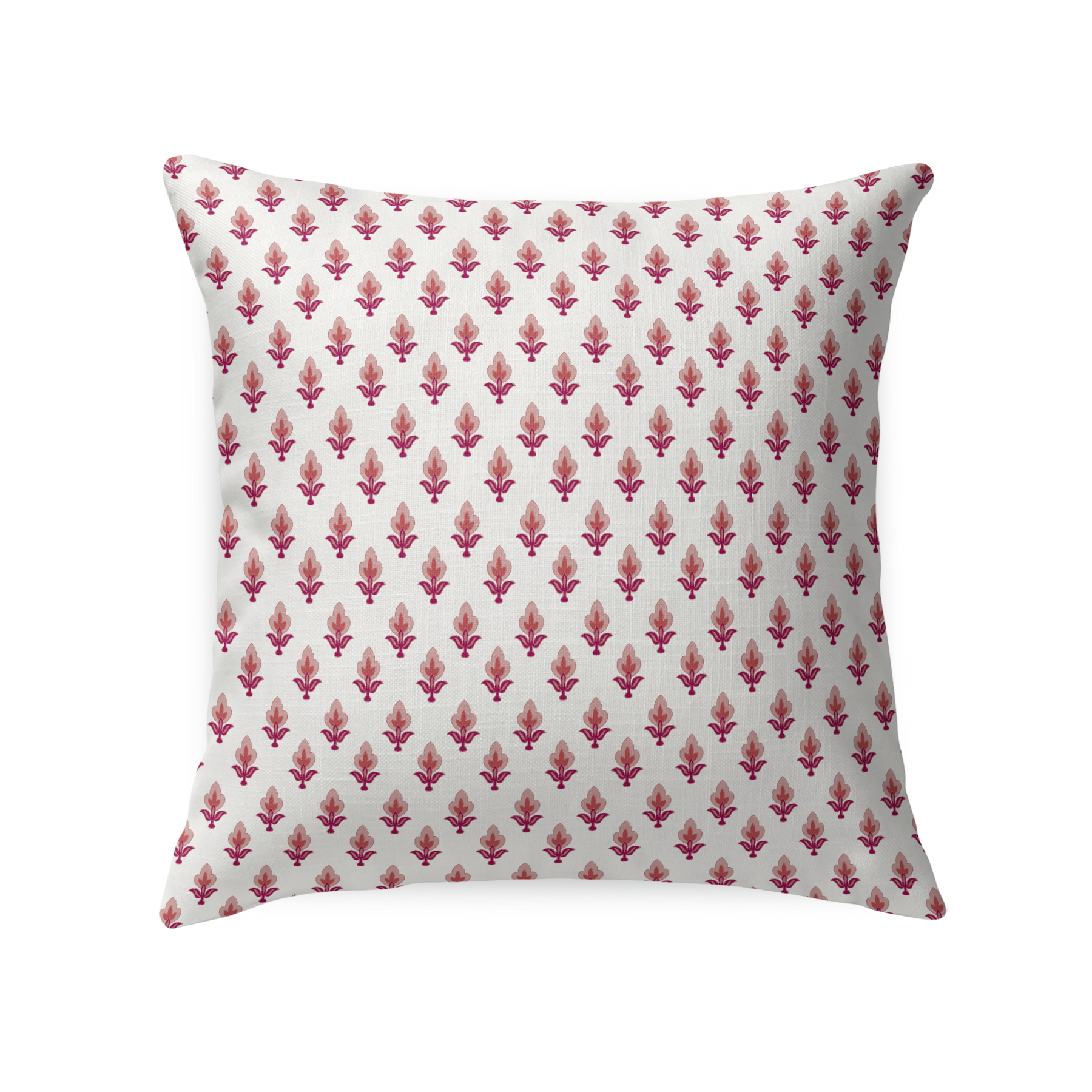 Bitty Red Tailored Pillows | Patterned Pillows