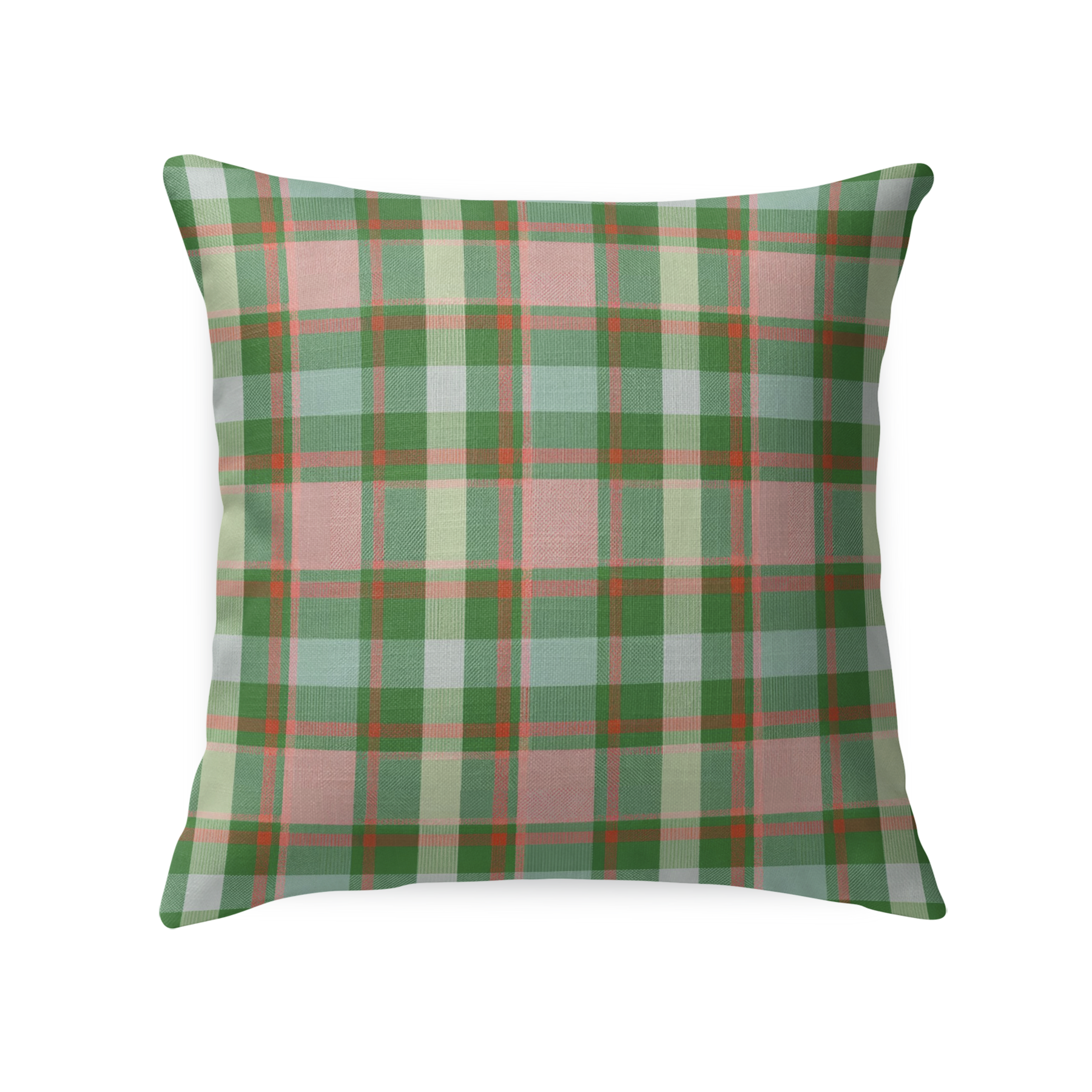 Christmas Plaid Tailored Pillows | Patterned Pillows