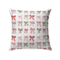 Coquette Christmas Tailored Pillows | Patterned Pillows