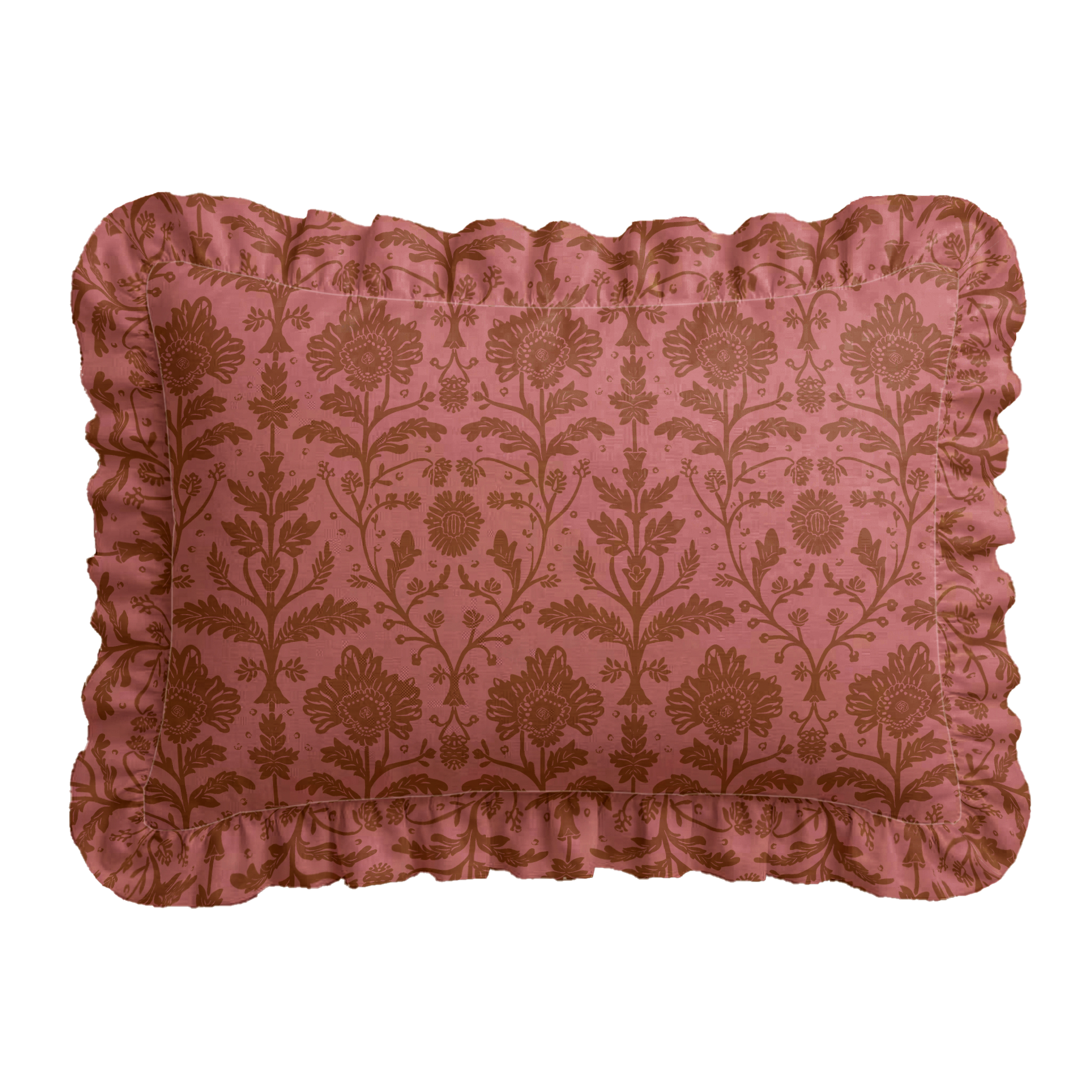 Delia Fall Ruffled Pillow | Ruffled Decor Pillow