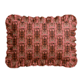 Tibetan Tiger Ruffled Pillow | Ruffled Decor Pillow