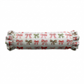 Coquette Christmas Ruffled Bolster Pillow | Ruffled Decor Pillow