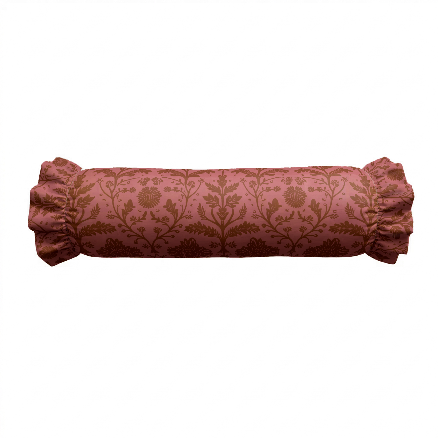 Delia Fall Ruffled Bolster Pillow | Ruffled Decor Pillow