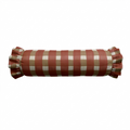Fall Check Ruffled Bolster Pillow | Ruffled Decor Pillow