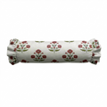 Georgia Repeat Ruffled Bolster Pillow | Ruffled Decor Pillow