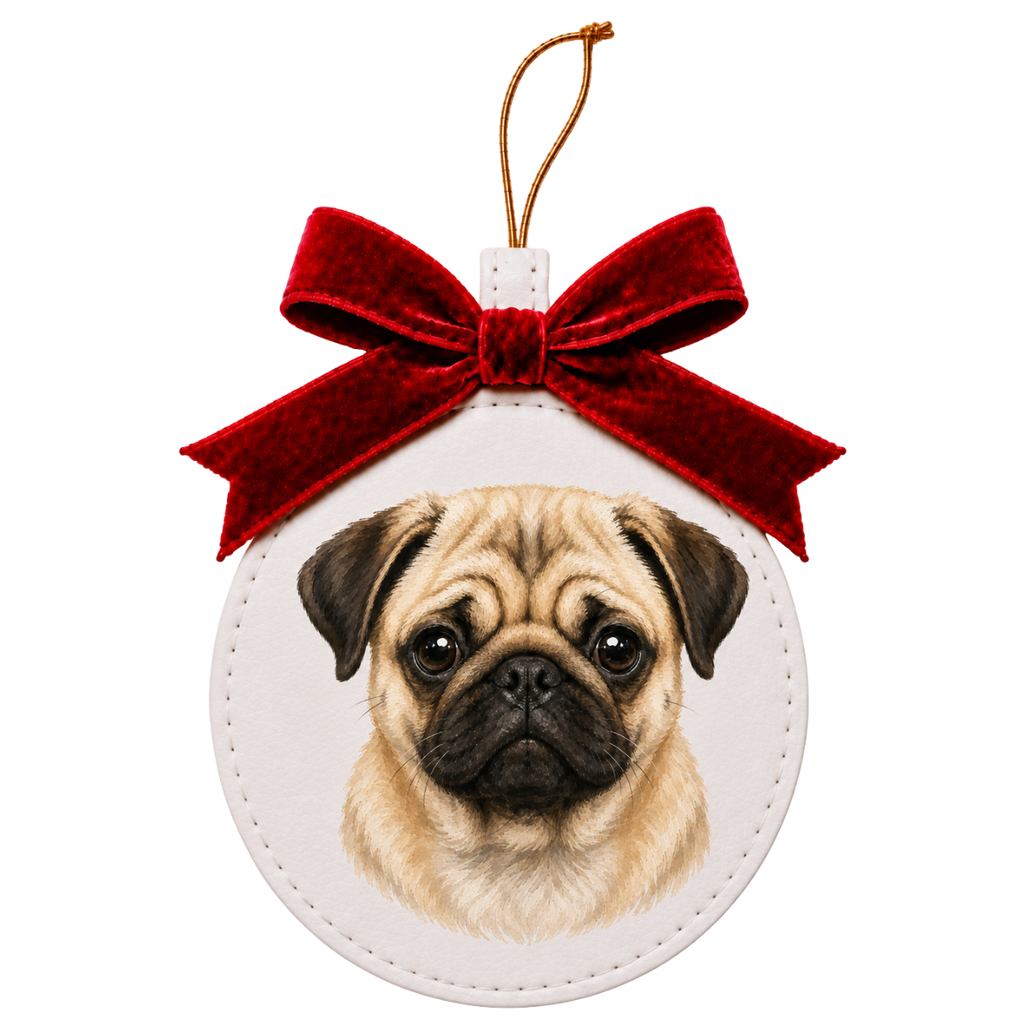 Merry Mutts Vegan Leather Ornaments