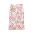 Romantic Bloom pattern on a wrap towel on a white background