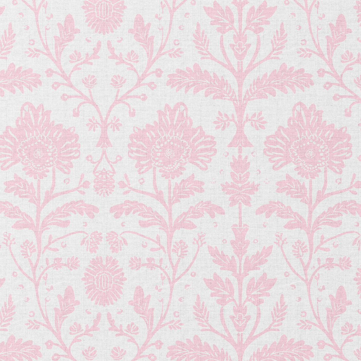 Pink floral pattern on a light pink background